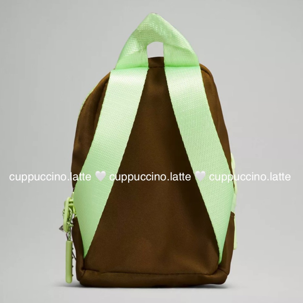 SOLD🍋Lululemon City Adventurer Backpack Nano White Opal/Burnt Caramel/Faded Zap - Picture 10 of 13